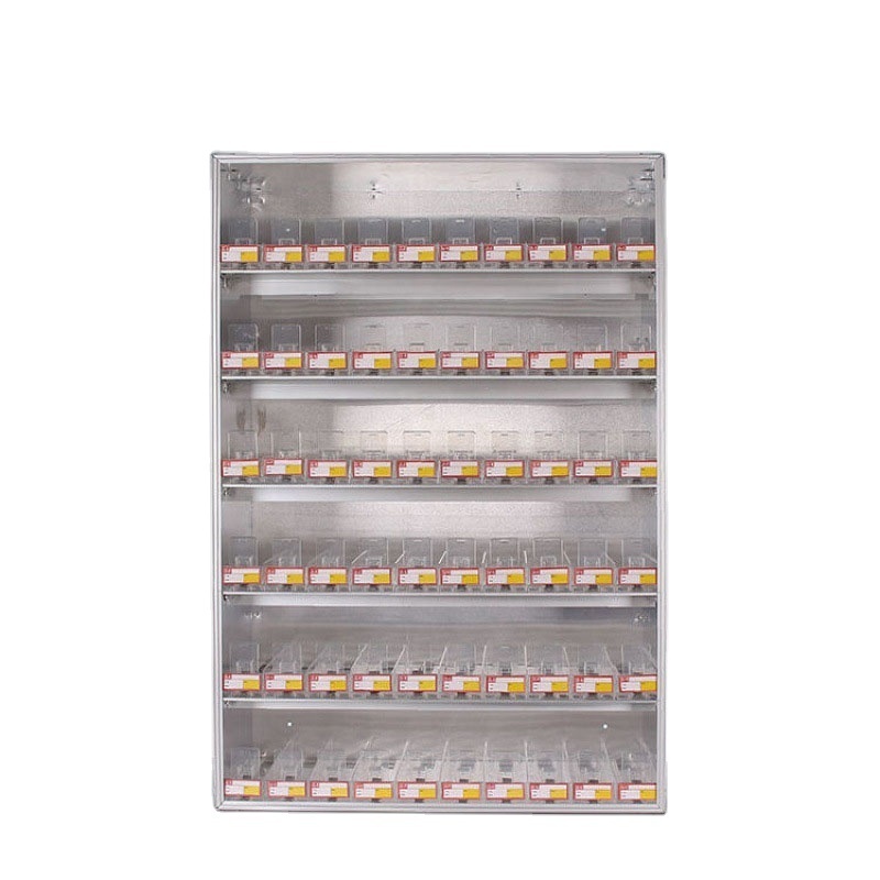 Gaogle Smoke Store Fixture Cigarette Dispenser Tobacco Shelf Acrylic Cigarette Display Stand Cabinet With RGB LED Lights