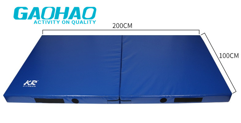 GAOHAO fold crash mat dance fitnesssit-up gymnastic training safety pad strong cover waterproof Exercise Mat