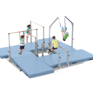 Gymnastic uneven bar for kids,Adjustable,Quality and stable rings group