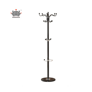 black white hat and coat stand with umbrella holder