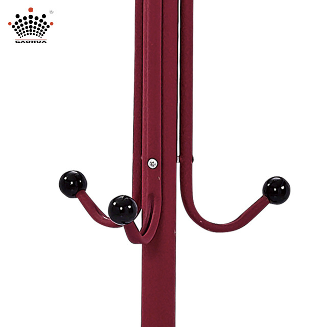 modern elegant red personalised small entryway farmhouse free standing tree metal hat stand iron coat rack