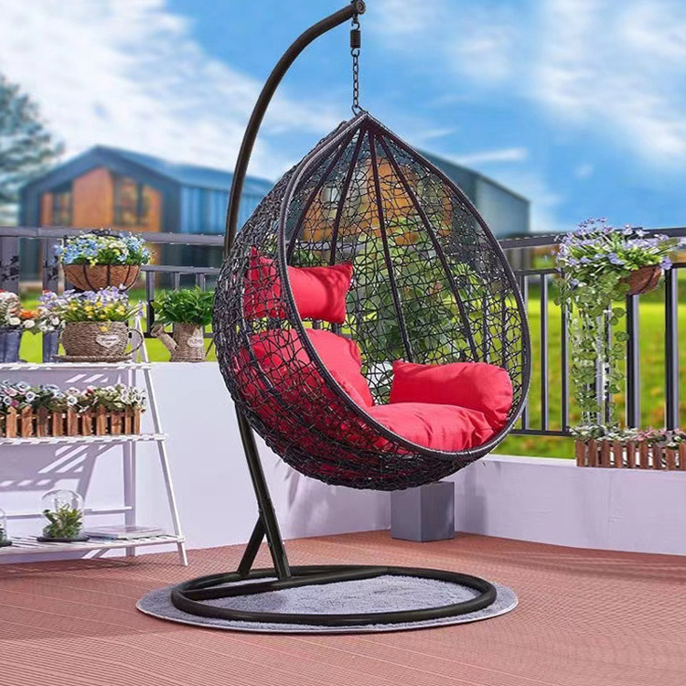 patio swings outdoor garden furniture hanging rattan swing 2 person adult double seat egg chair