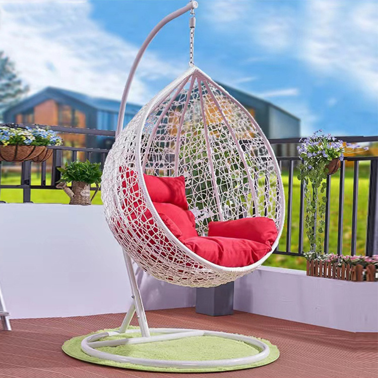 patio swings outdoor garden furniture hanging rattan swing 2 person adult double seat egg chair