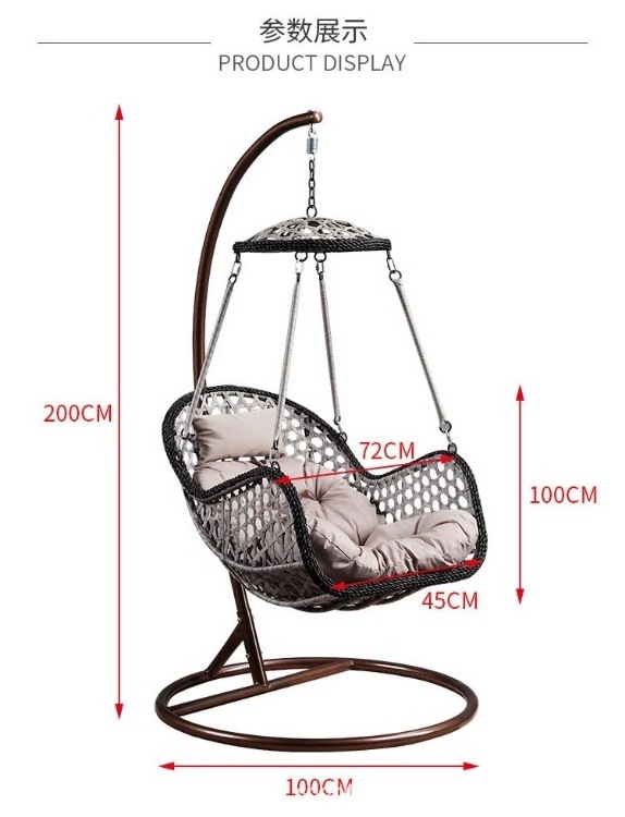 portable sofa hammock swing chair with stand