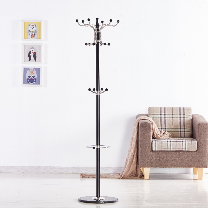 Antique high quality simple design cheap clothes / coat hanger stand with umbrella holder