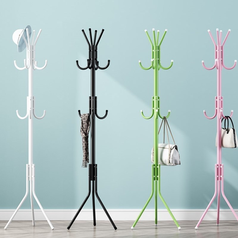 Coat Rack metal Hat Hanger Holder Jacket Umbrella Tree Stand Base Black Standing Coat Rack