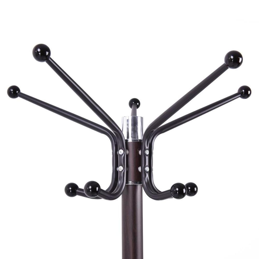 Metal Coat Hat Jacket Stand Tree Umbrella Holder Hanger Rack Marble Base