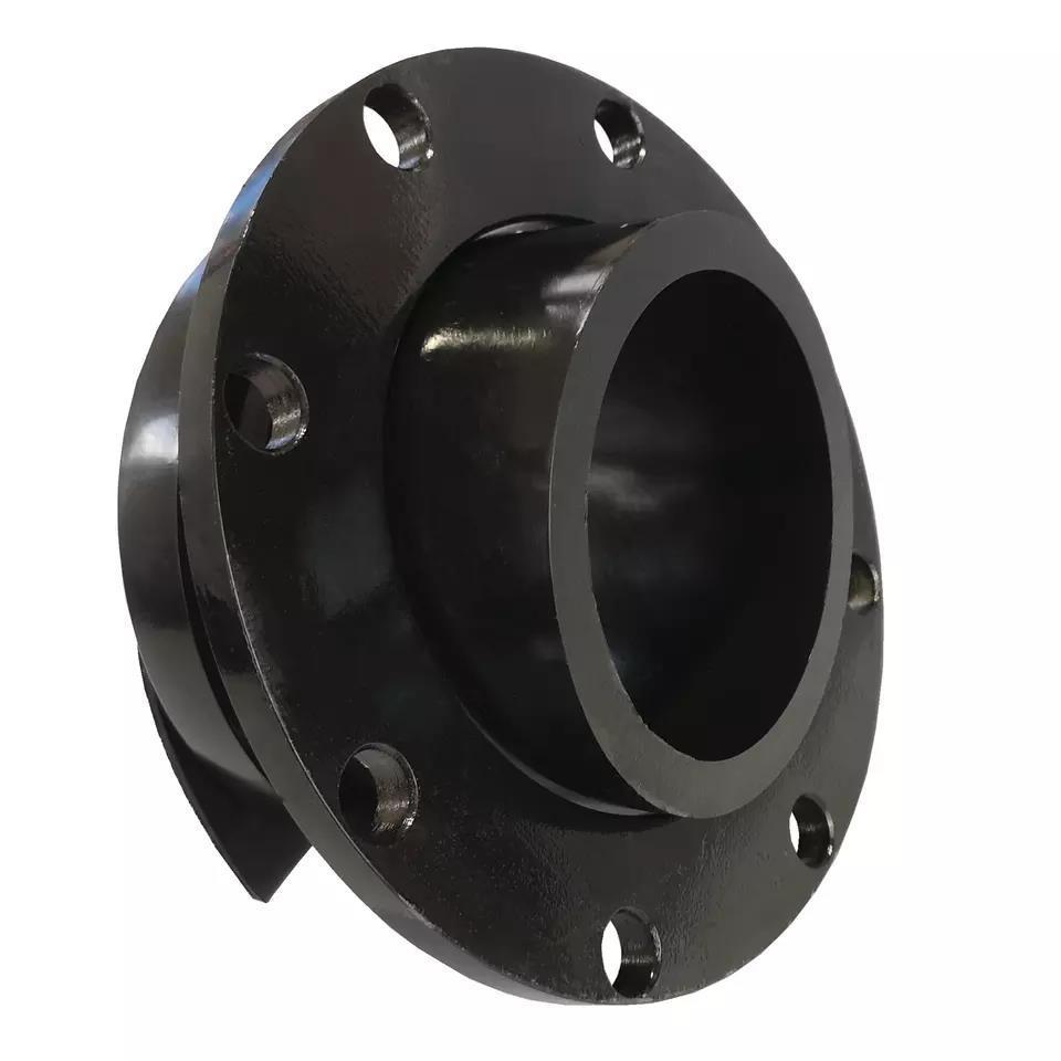 Butt Fusion PN 16 HDPE Pipe Fitting Flange Adaptor PE Stub End with backing ring