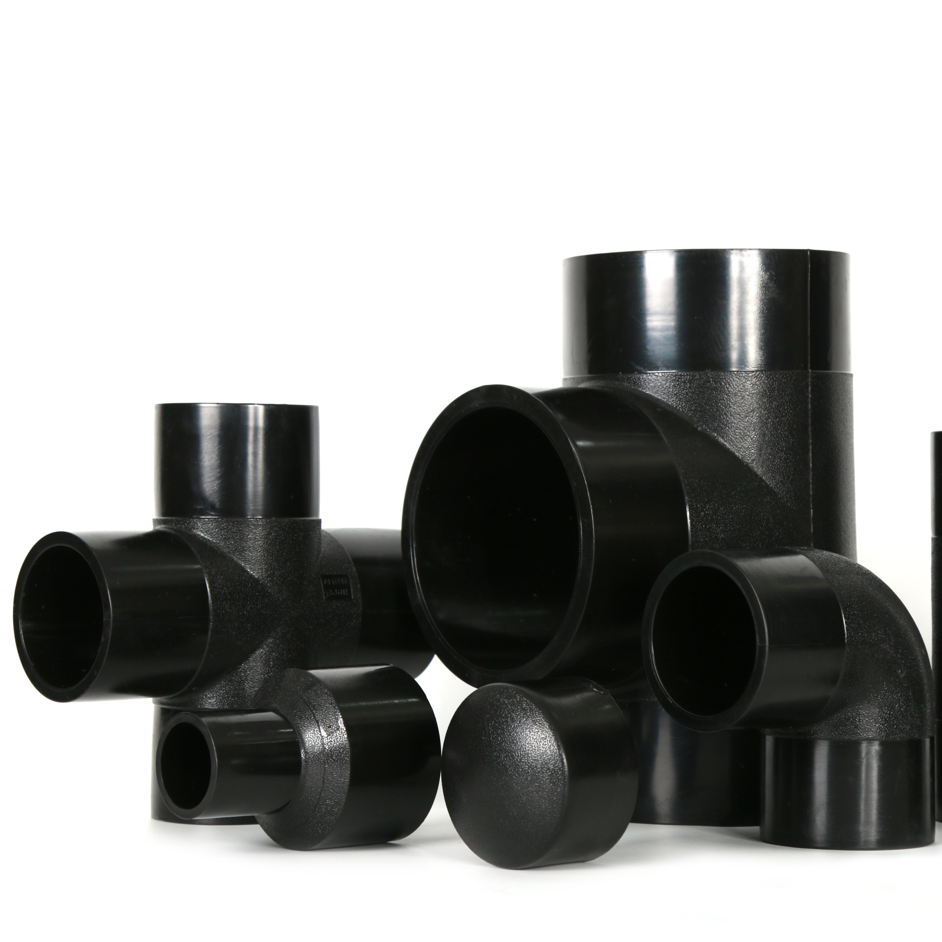 HDPE  Fittings 45 Degree Equal Elbow PE Bend fitting  For Water Supply