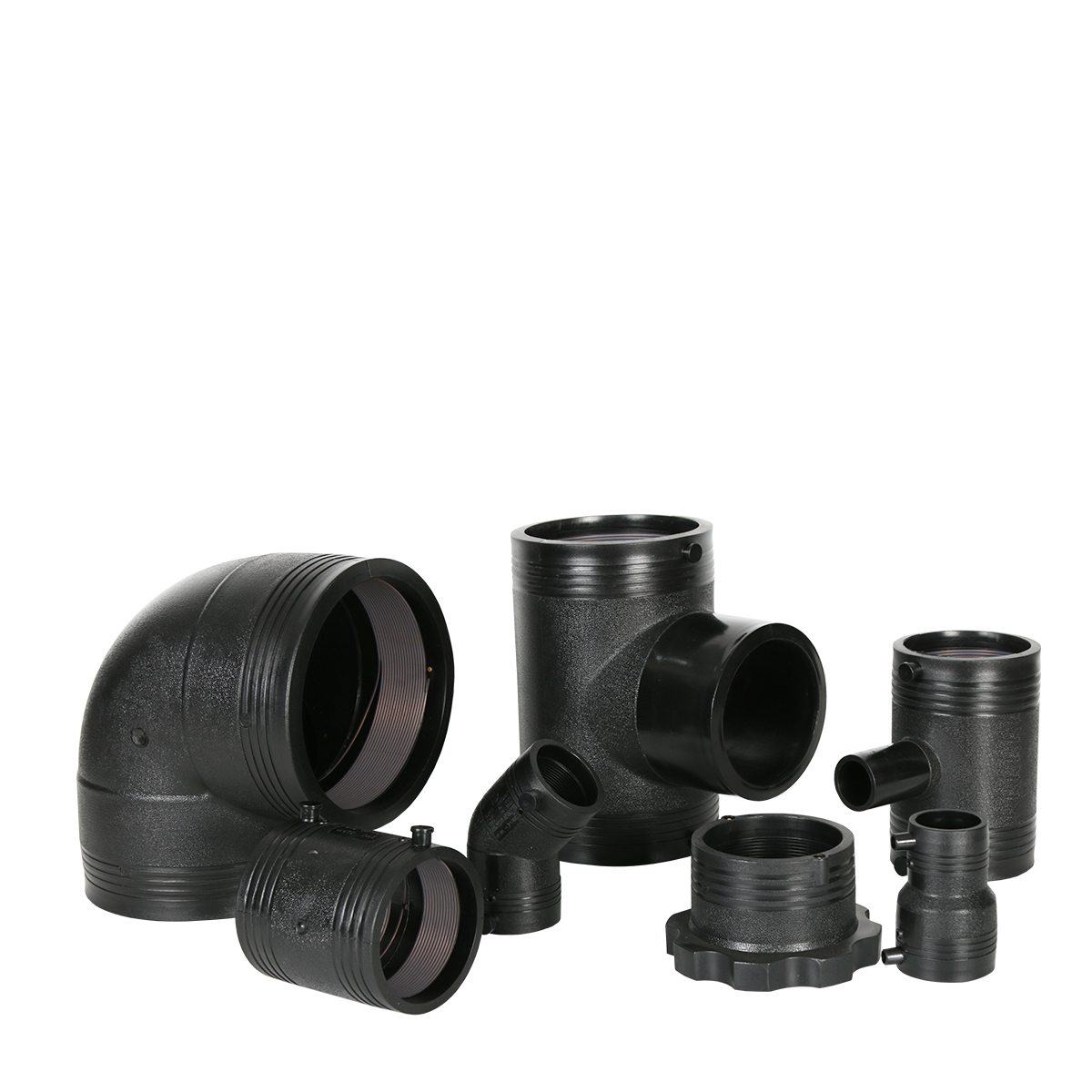 HDPE pipe fitting  Electrofusion end cap  PE pipe adaptor  for water pipe