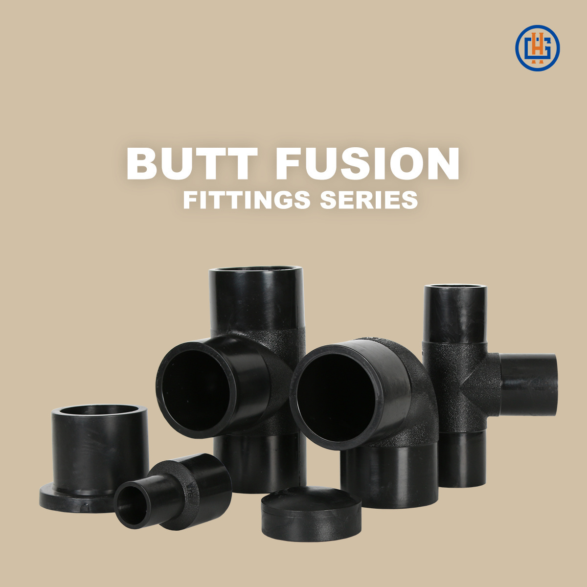 HDPE  Fittings 45 Degree Equal Elbow PE Bend fitting  For Water Supply