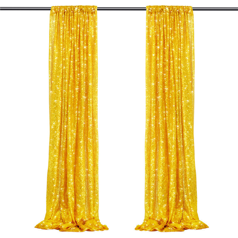 Wedding Sparkly Sequin Backdrop Drapes Panels Glitter Backdrop Curtains for Wedding Party Stage Background Fabric Stage