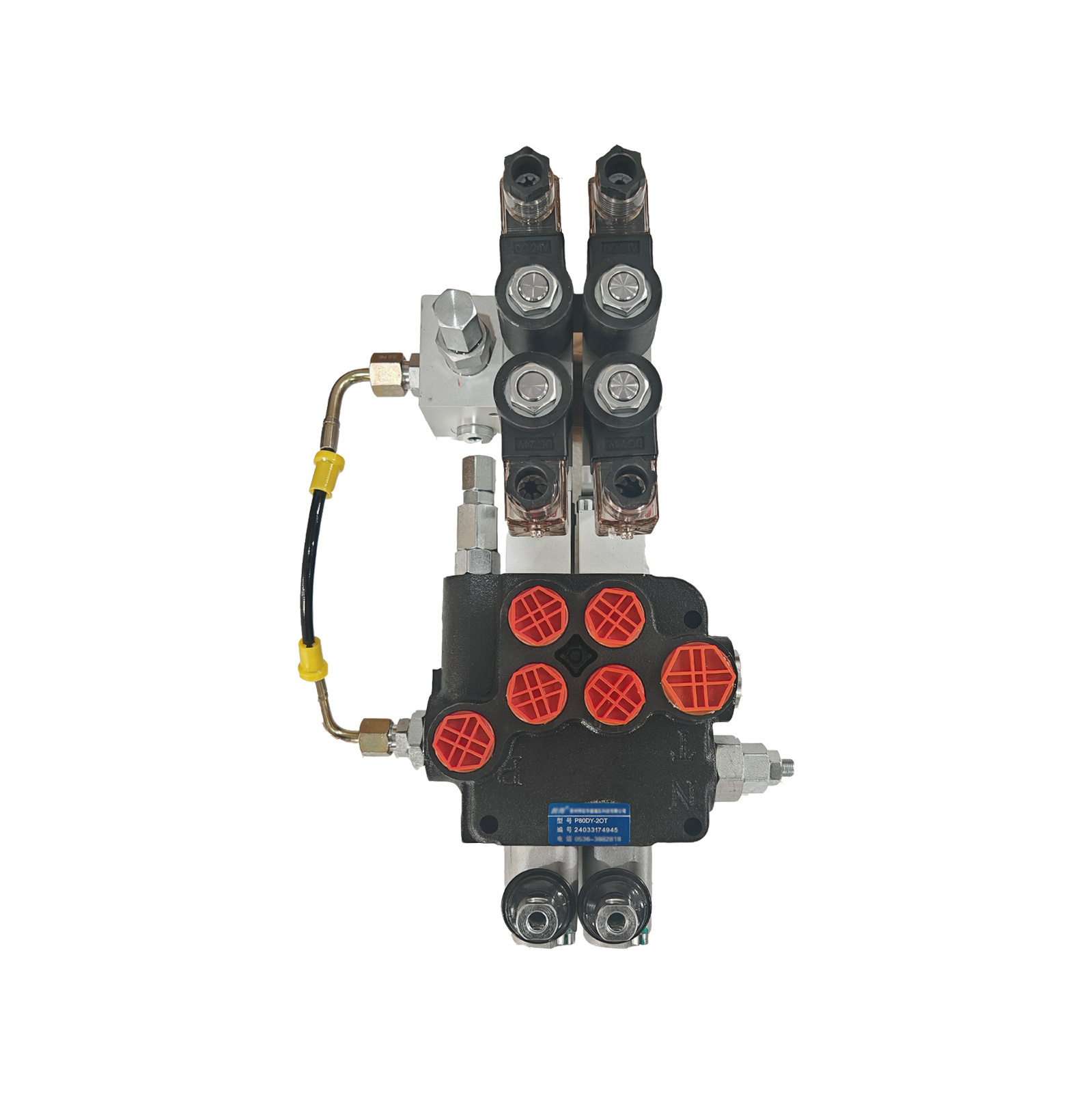 1 2 3 4 5 valve core 40 50 70 80 100 120 Cc hydraulic control handle directional check valve, electro-hydraulic valve