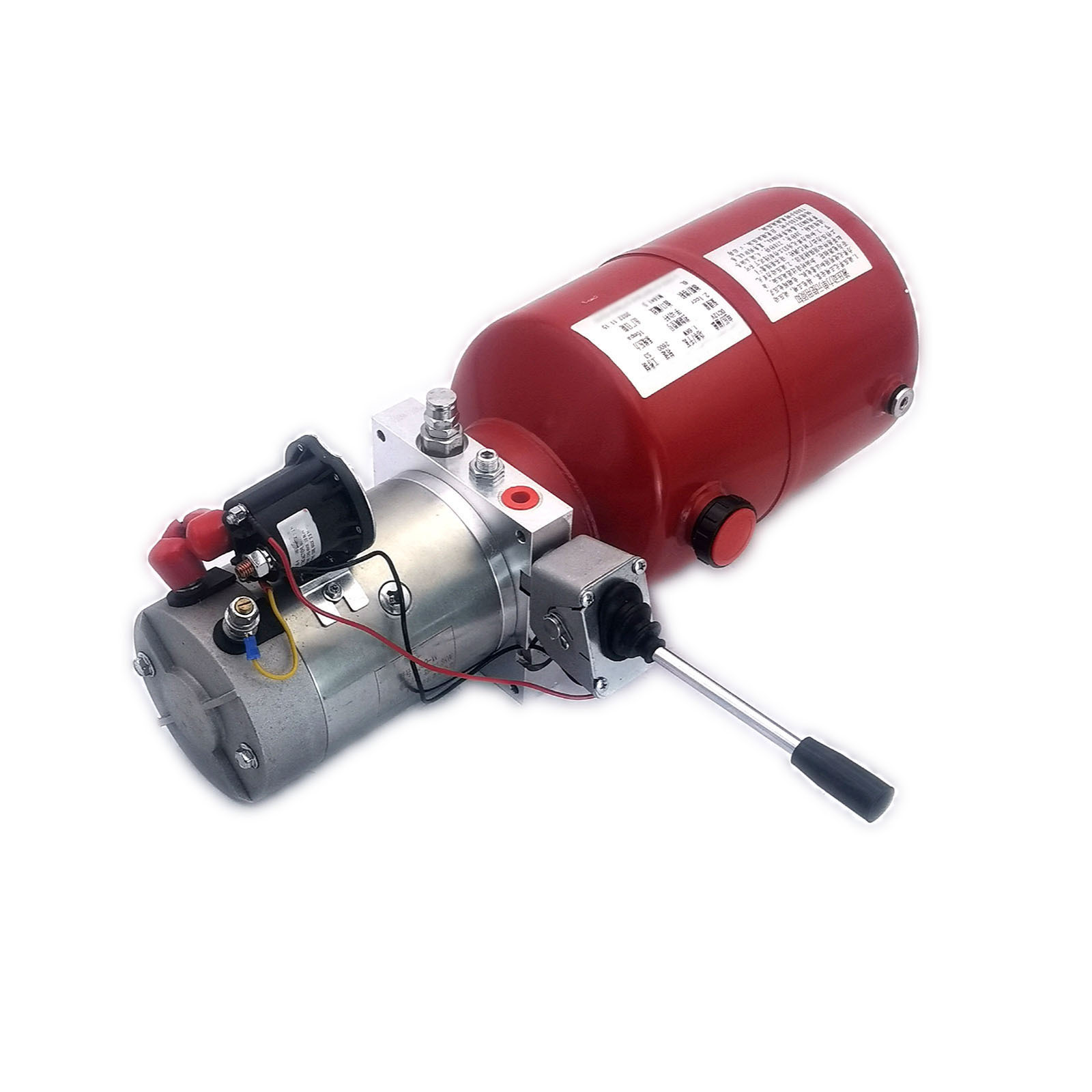 Hydraulic Power Unit Double Acting Hydraulic Cylinder Lifting Kits 12v 24v With Pump Valve Plastic Oil Tank Hose Tube Connector