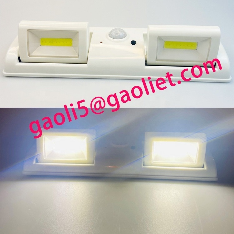 LED COB induction big Motion Sensor Under Closet Light Bar Kitchen Night Lamp Wall Light Wardrobe Cupboard Under Stairs