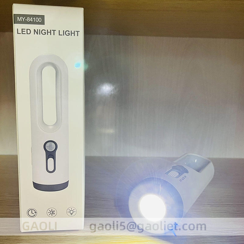 2023 new Rechargeable Motion Sensor  Emergency LED Flashlight Power Failure Night Light