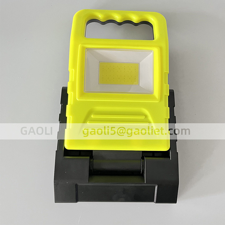 Cob spotlight searching light rechargeable battery working light HANDLE 400lm USB charge  FLOOD LIGHT emergency camp lamp