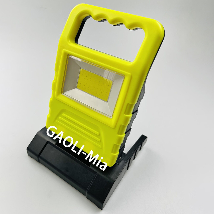 Cob spotlight searching light rechargeable battery working light HANDLE 400lm USB charge  FLOOD LIGHT emergency camp lamp