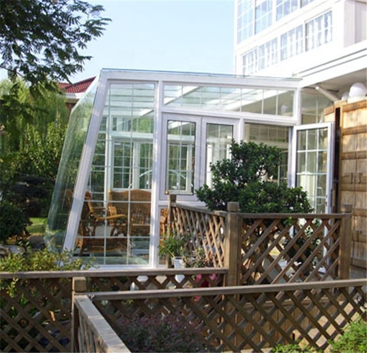 Gaoming wrought iron gazebo sunrooms prima glass house 4 season roof sunroom solarium glass house sun room