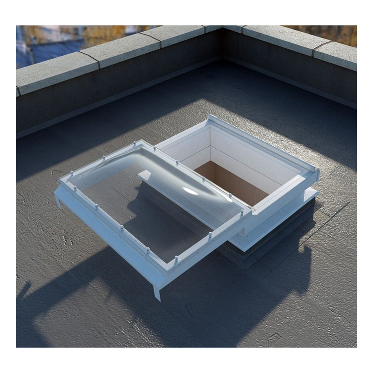 Gaoming Factory direct aluminum alloy sloped roof skylight motor surface roof attic sunroom electric artificial skylight