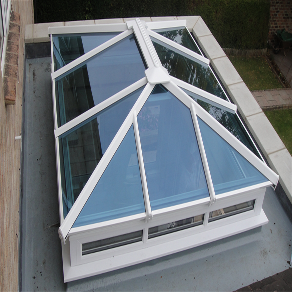 GM Sky Light Roof Tempered Glass Customized Aluminium Skylight System