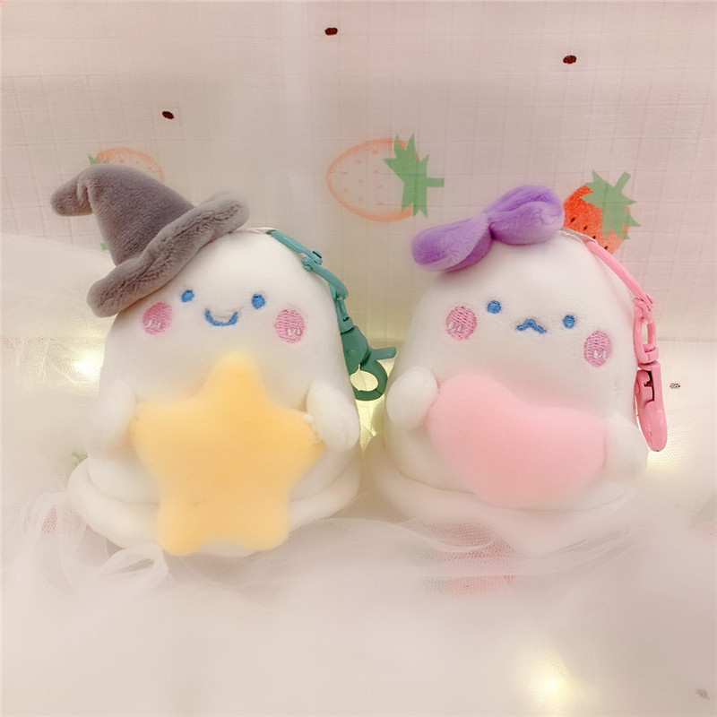 OEM ODM Custom Mini Plush KeyChains Plushies With Squeaker Custom Plush Toys KeyChains For Delightful Mascot Pendant