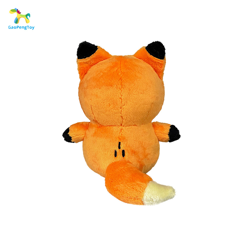 Customized fashionable cute fox plush toy design  exquisite animal  small fox plush animal toy Rainforest Adventure Collection