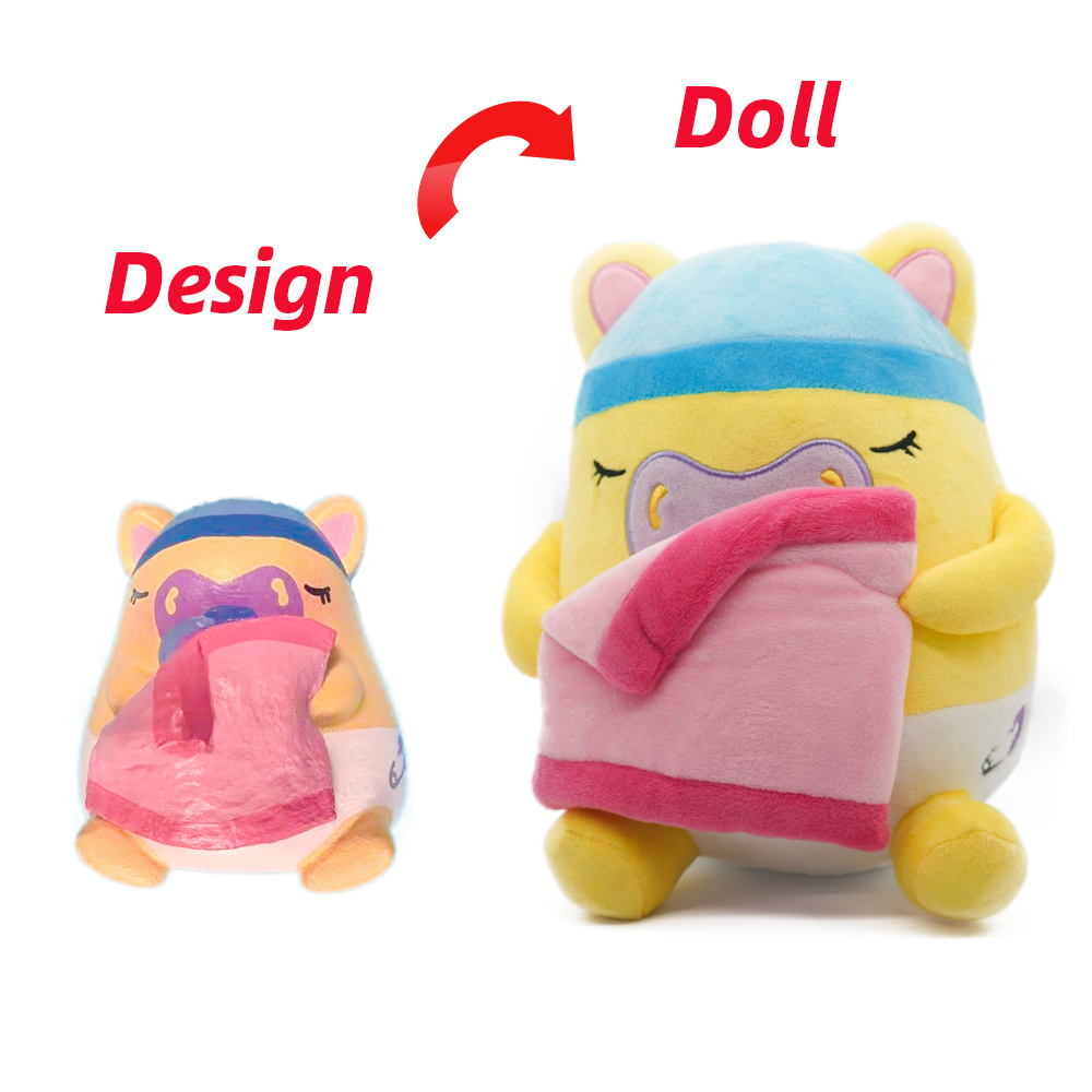 wholesale soft stuffed plush animal toys for sale Plush original figure corporate mascot plush dolls detachable clothes