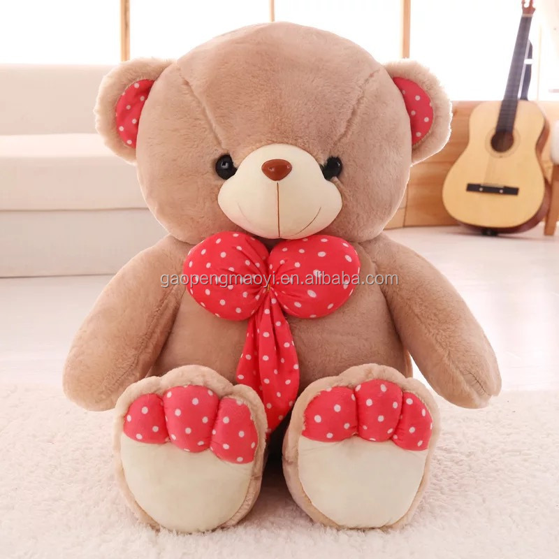 Kawaii large plushie bear kids plush toys High quality baby toys stuffed dolls for children free shipping