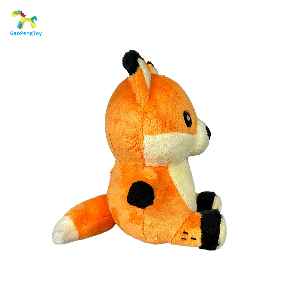 Customized fashionable cute fox plush toy design  exquisite animal  small fox plush animal toy Rainforest Adventure Collection