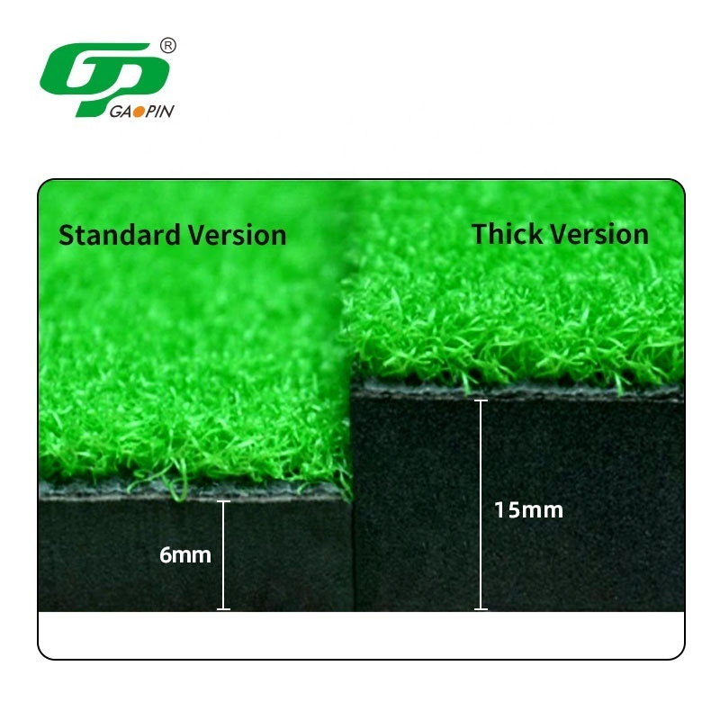 Factory Hot Sale Golf Training Mat for Practice Swing Indoor Outdoor 100X125CM Premium RealisticTurf Chipping Golf Mat