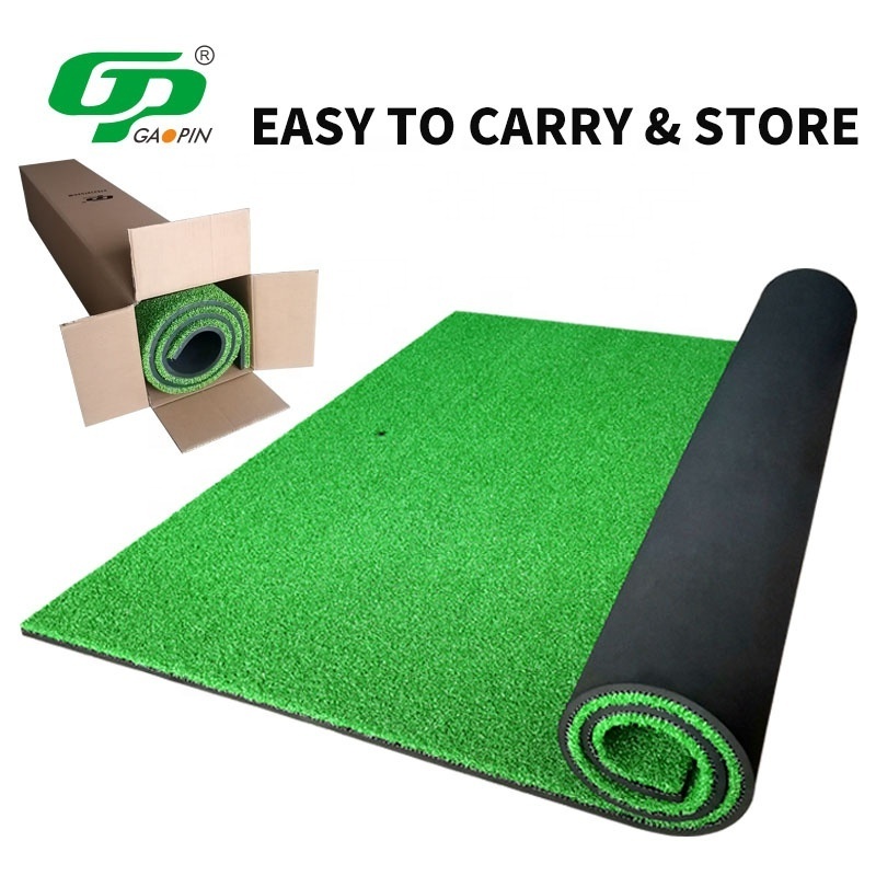 Factory Hot Sale Golf Training Mat for Practice Swing Indoor Outdoor 100X125CM Premium RealisticTurf Chipping Golf Mat