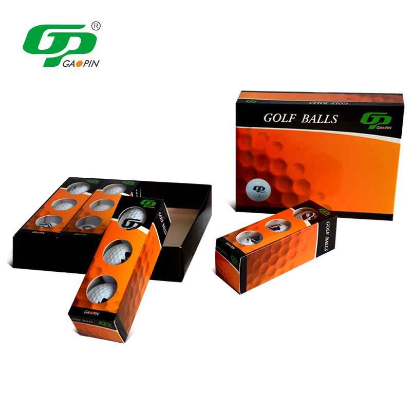 Novelty Golf Balls High Quality Custom Box Package Long Distant Surlyn Driving Range Golf Balls