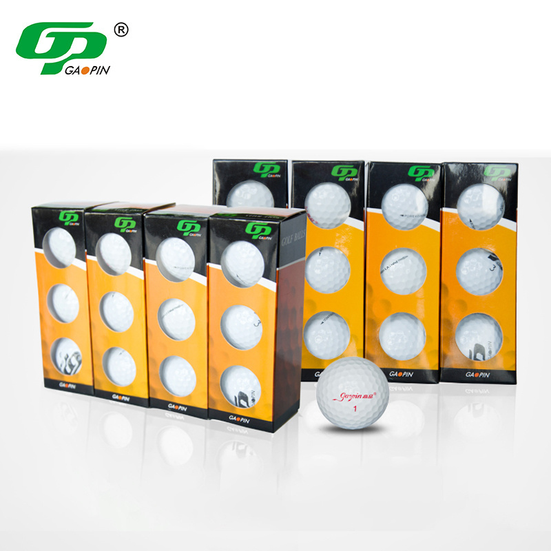 Newly Factory Custom Logo Golf Ball 1 2 3 4  Layer Training Golf Sport Golf Driving Range Balls