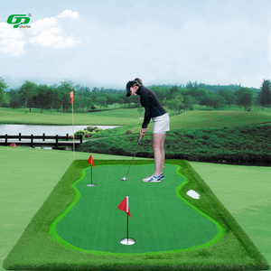 Factory Wholesale Custom Large Putting Green Mat Mini Golf Course Artificial Grass Golf Putting Mat for Home Outdoor