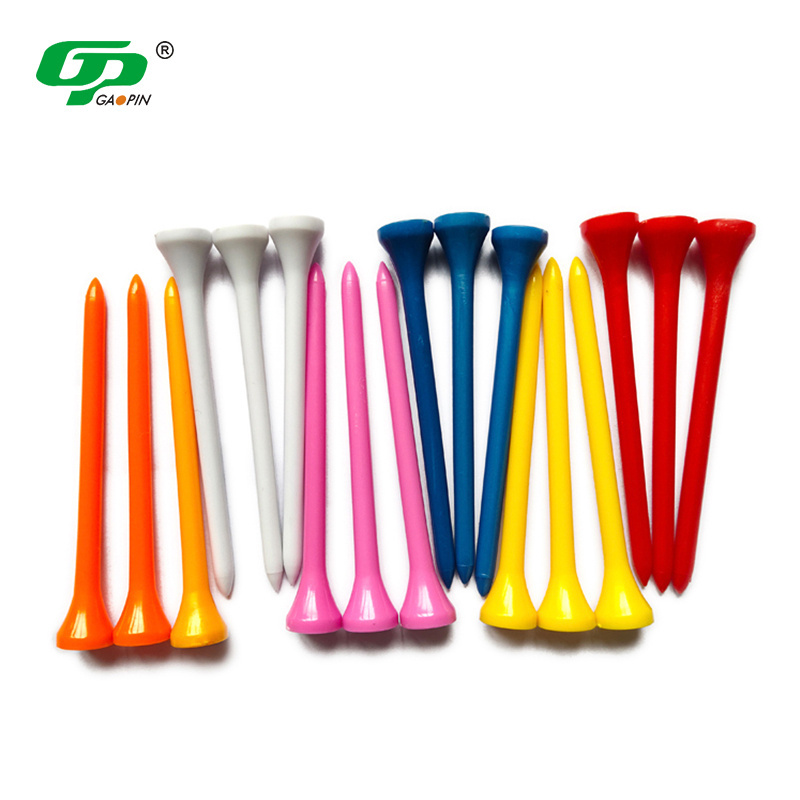 Wholesale Attractive Price Golf Tees Plastic Natural Custom Golf Tees 42 Mm 54 Mm 70 Mm 83 Mm High Quality Plastic Tee