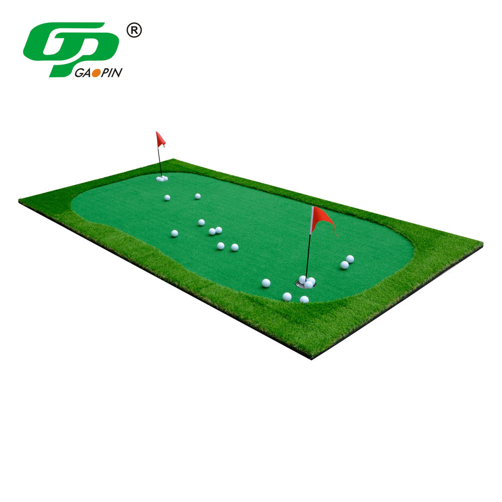 Hot Selling Artificial Grass Professional Large Realistic Putting Training Mat Mini Golf Course Portable Putting Green Mat