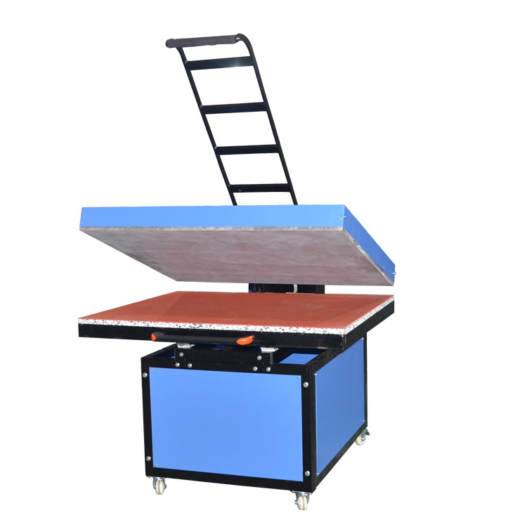 Wholesale High Quality large format 100*120 cm pull-out manual t shirt leather  heat press machine with lowest price