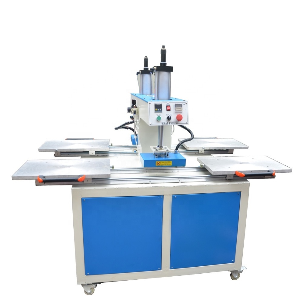 Prime Multi-purpose double hot pallets hydraulic emboss press leather logo heat press machine for t shirts DTF film