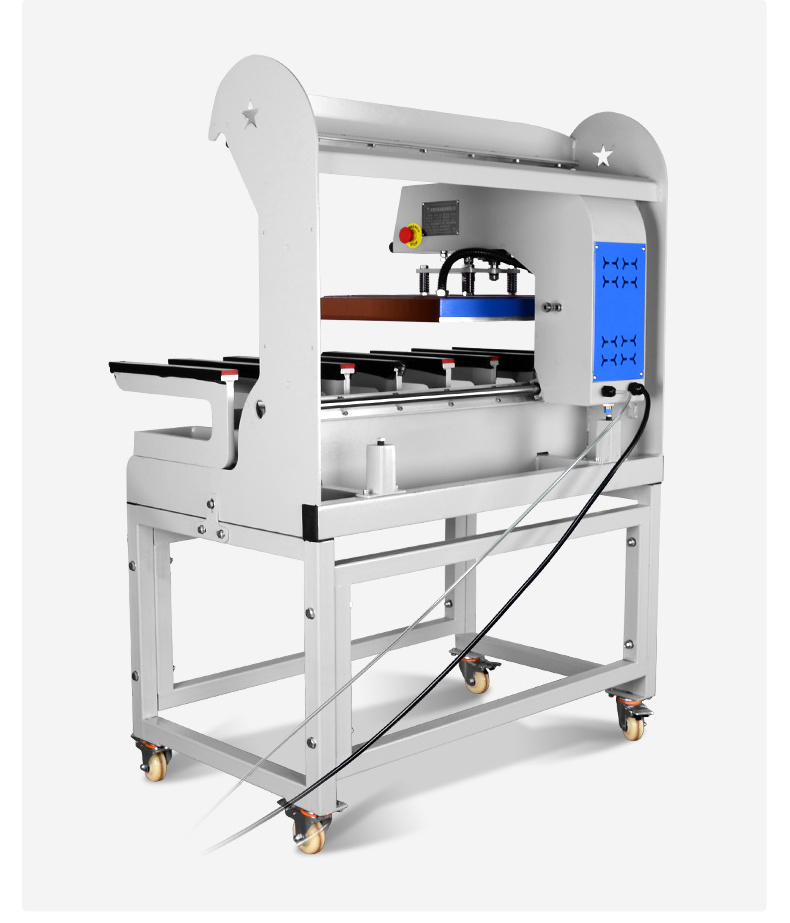 Up- Sliding Pneumatic Eight-Bar Seamless Side Bone Ironing Machine for Cuffs,Barbie Pants etc