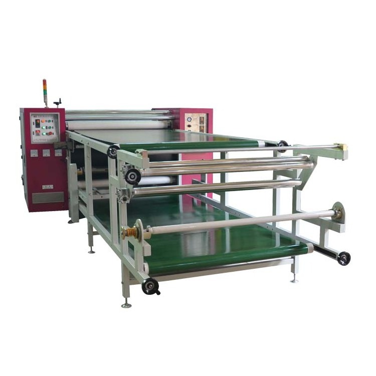 Oil Heated Industrial Garment Digital Printing Sportswear Roller Calender Heat Press Sublimation Machine