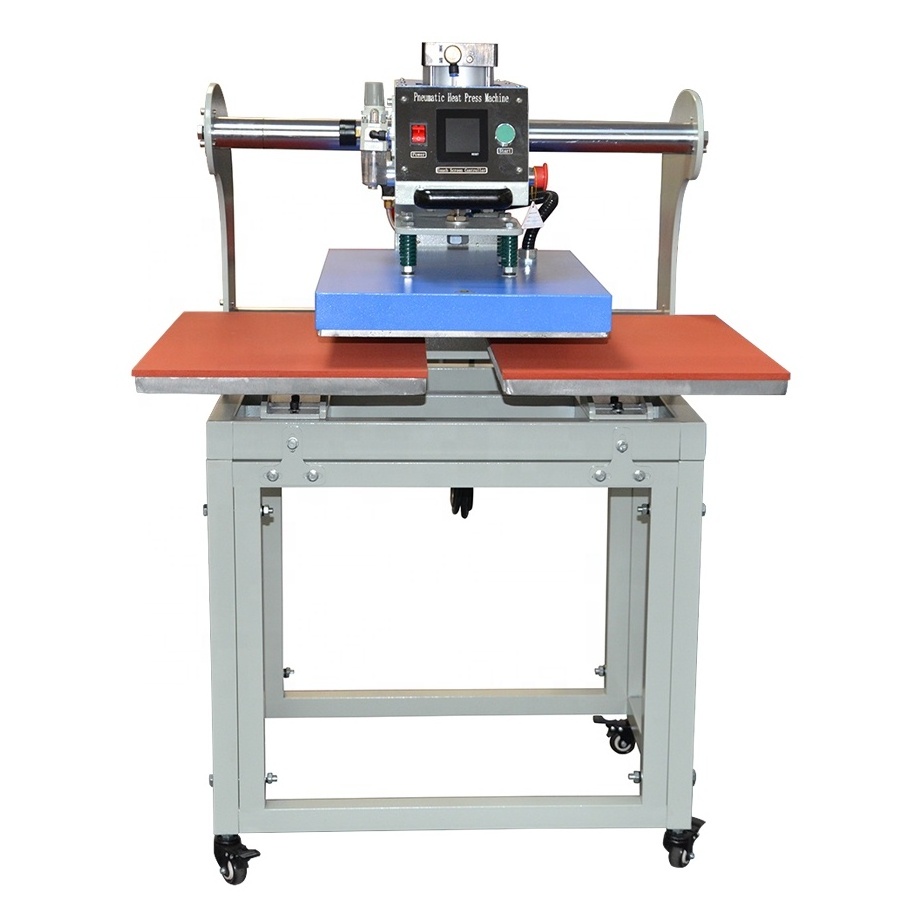 CE Approved Double Station Textile Pneumatic garment sublimadora heat press machines for t-shirt clothes