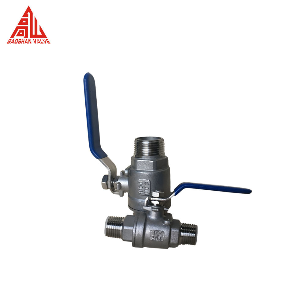 Ball Valve 1/4 1/2 3/4 1 2 3 4 Inch CF8M CF8 304 316 Stainless Steel 1000 WOG Thread 2PC Ball Valve