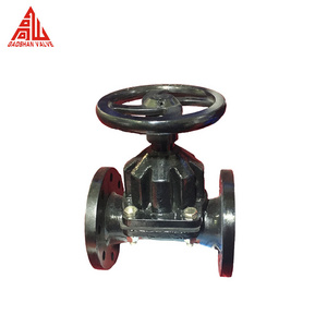 Manual Cast Iron Stainless steel Rubber PTFE Lined Pneumatic Diaphragm Valve