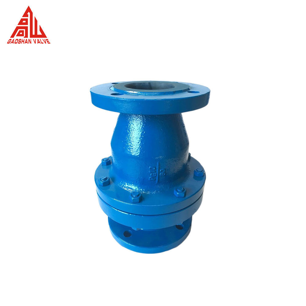 Pn16 4 Inch 10 Inch Din Cast Iron Silent Axial Flow Vertical Normally Open Check Valve