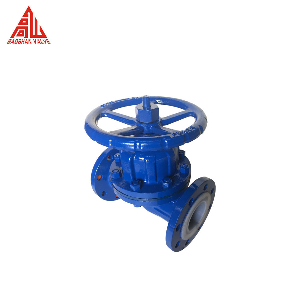 Manual Cast Iron Stainless steel Rubber PTFE Lined Pneumatic Diaphragm Valve