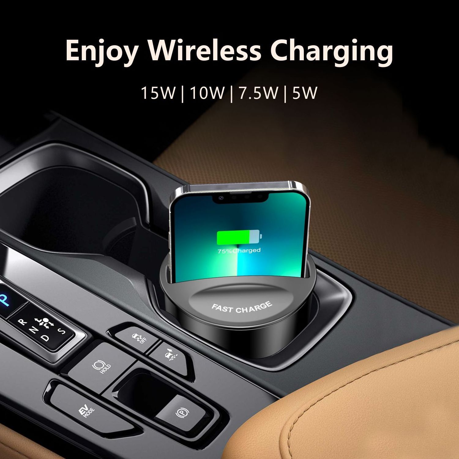 2023 New Arrivals Gadgets Wireless Car Cup Holder Charger For Cell Phone X9 Car Wireless Charger Cup Mobile Phone Charging Stand