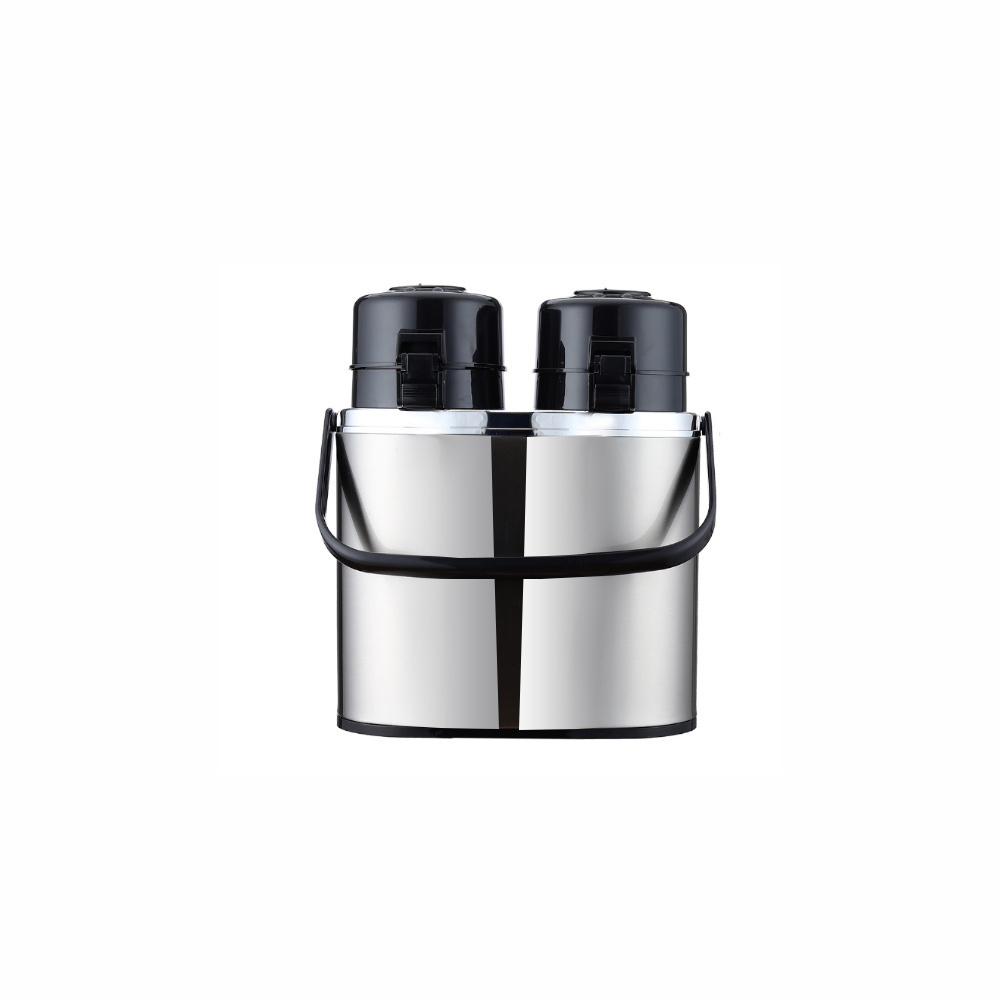 TWIN THERMAL FLASK PROMOTION Vacuum Water Thermos Hot Drinks Durable Airpot Flask