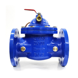 Gaote Brand Flange end Ductile Iron hydraulic control Float Valve for Water Tank