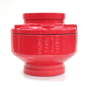 GAOTE brand grooved sound elimination ductile iron lift check valve for water fire fighting